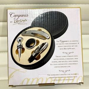 Lifestyle Products Five piece wine tool set